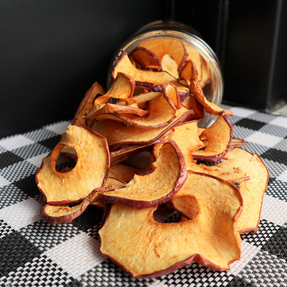 Chips μήλου χωρίς ζάχαρη Αποξηραμένα φρούτα