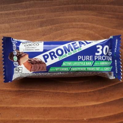 Μπάρα πρωτεΐνης promeal καρύδα