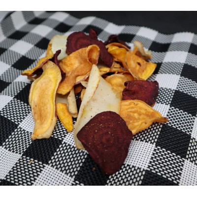 Chips λαχανικών με παντζάρι