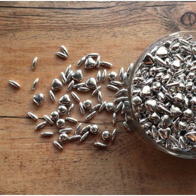 Ασημένια κουφετάκια διακοσμητικά