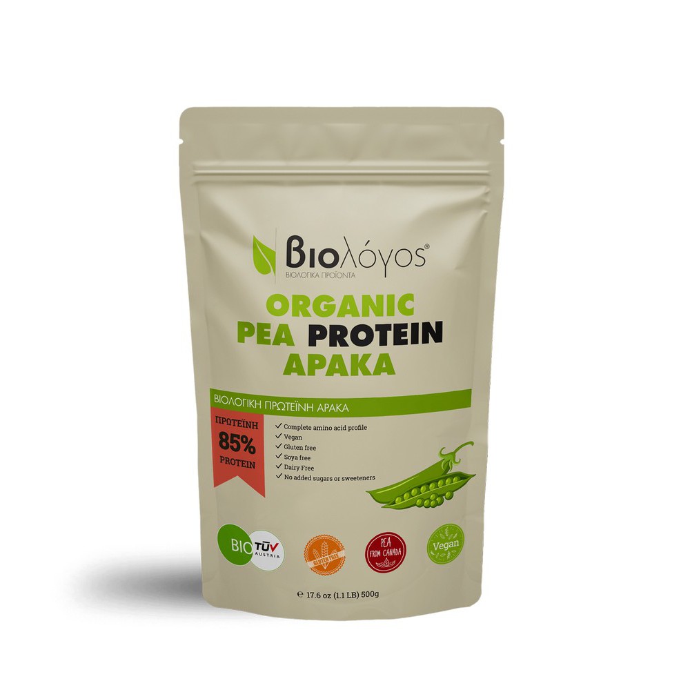 Βιολόγος Βιολογική πρωτεΐνη αρακά 500γρ Υπερτροφές